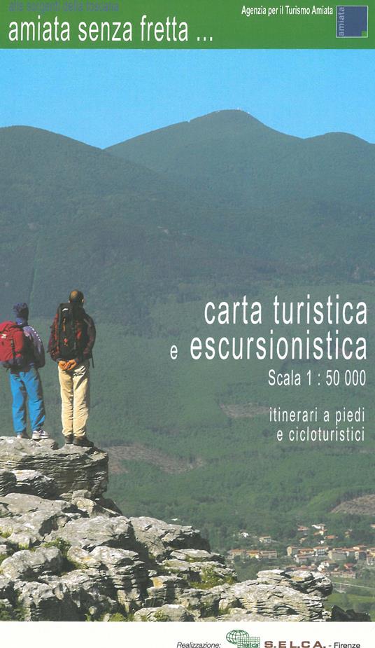 Amiata senza fretta... Carta turistica e escursionistica 1:50.000. Itinerari a piedi e cicloturistici - copertina