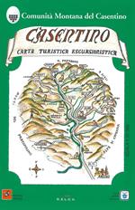 Casentino. Carta turistica-escursionistica 1:50.000