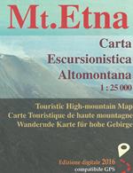 Monte Etna. Carta escursionistica altomontana 1:25.000