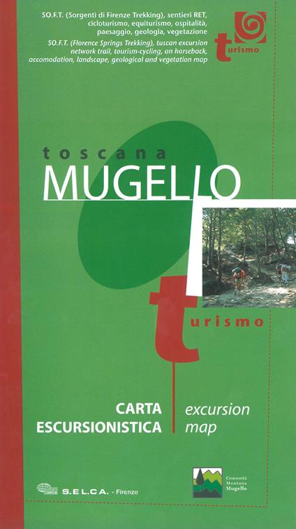 Toscana, Mugello. Carta escursionistica 1:50.000 - copertina