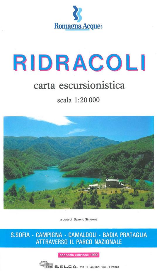 Ridracoli. Carta escursionistica 1:20.000 - copertina