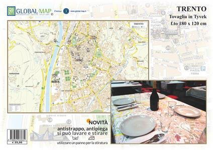 Trento (tovaglia in Tyvek, f.to 180 x 120 cm) - copertina