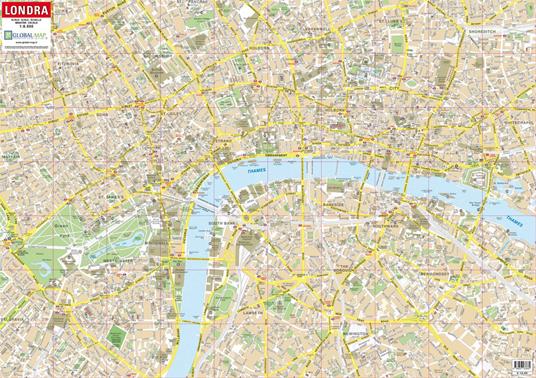 Pianta di Londra (carta in Tyvek cm 74 x 53) - copertina