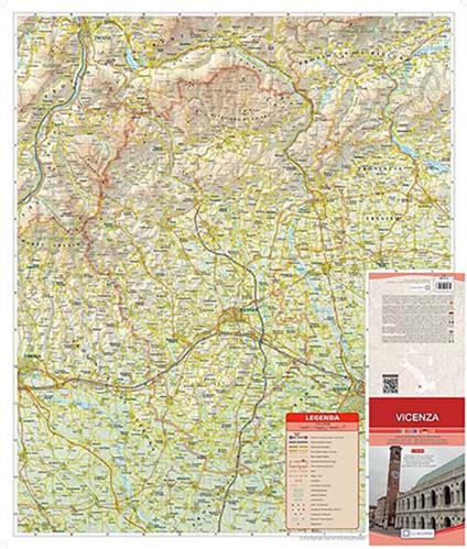 Vicenza. Carta stradale della provincia 1:150.000 - copertina