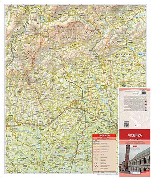Vicenza. Carta stradale della provincia 1:150.000 - copertina