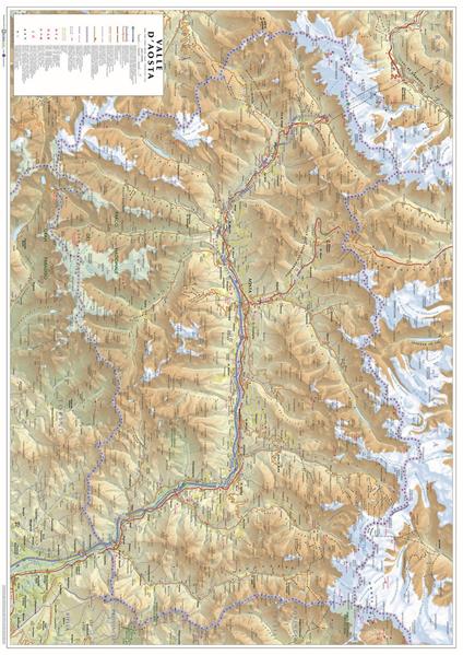 Valle d'Aosta scala 1:100.000 - copertina