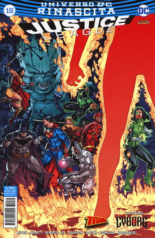 Rinascita. Justice League. Vol. 16 - copertina