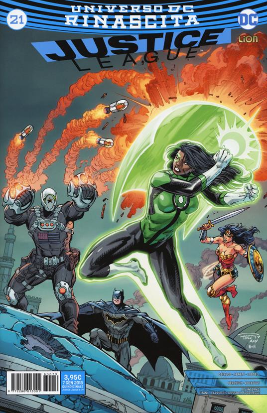 Rinascita. Justice League. Vol. 21 - copertina