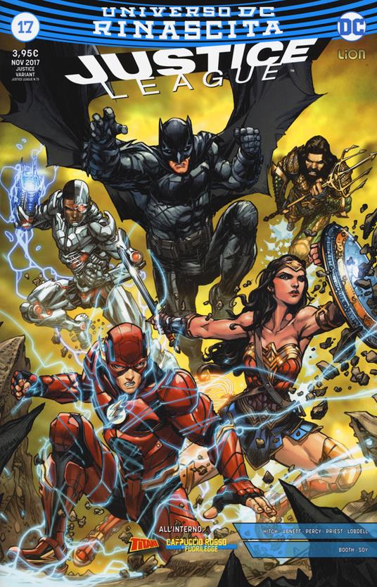 Rinascita. Justice League. Variant. Vol. 17 - copertina