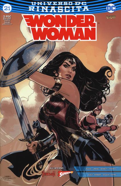 Rinascita. Wonder Woman. Vol. 21 - copertina