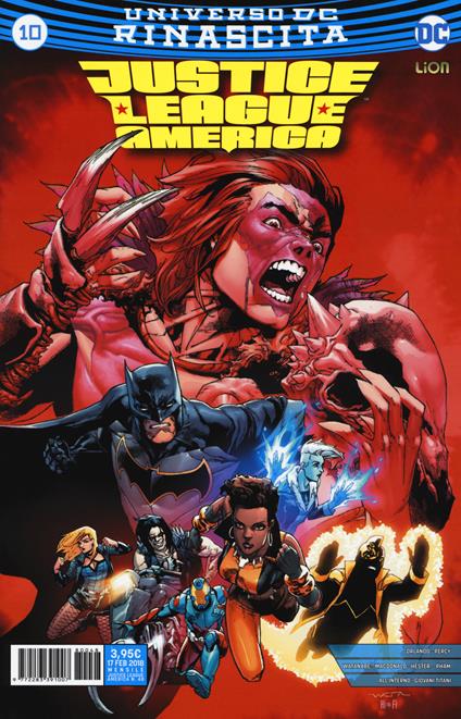 Rinascita. Justice League America. Vol. 10 - copertina