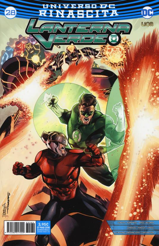 Rinascita. Lanterna verde. Vol. 28 - copertina