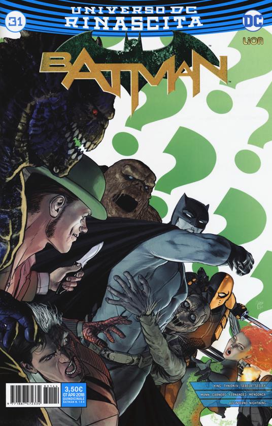 Rinascita. Batman. Vol. 31 - copertina
