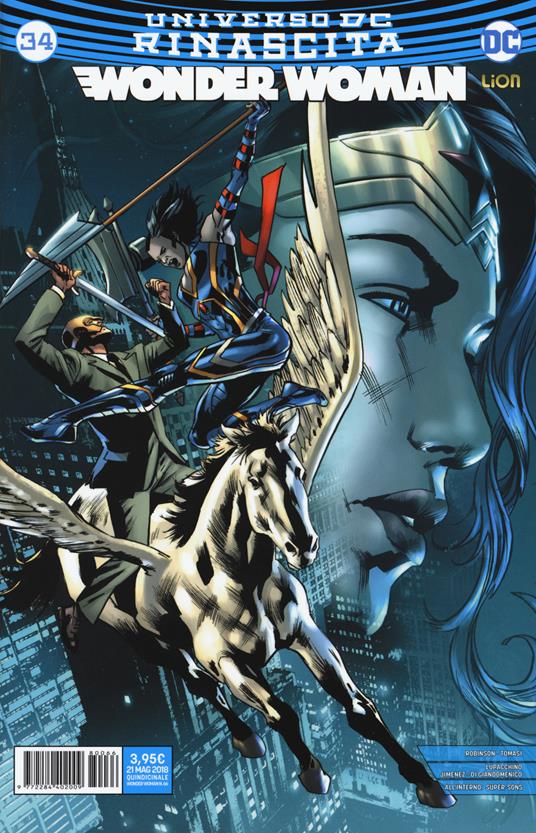 Rinascita. Wonder Woman. Vol. 34 - copertina