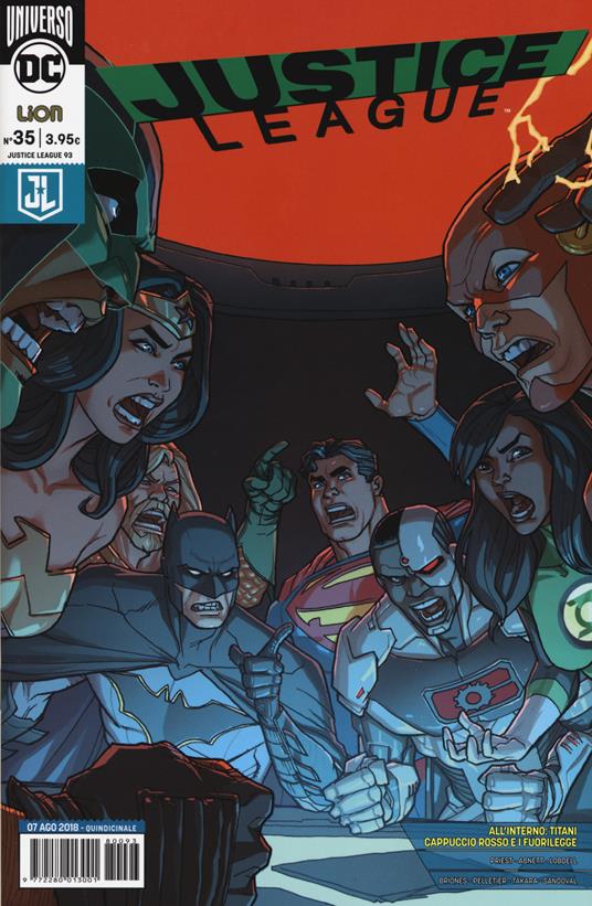 Rinascita. Justice League. Vol. 35 - copertina