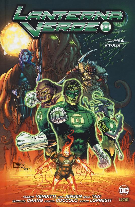 Lanterna Verde. Vol. 6: Rivolta. - Robert Venditti,Van Jensen - copertina