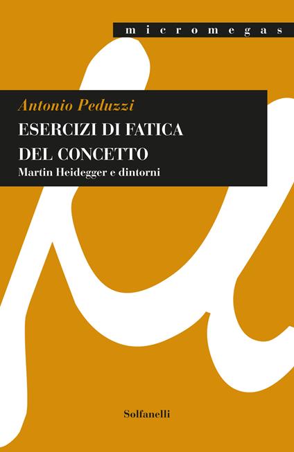 Esercizi di fatica del concetto. Martin Heidegger e dintorni - Antonio Peduzzi - copertina