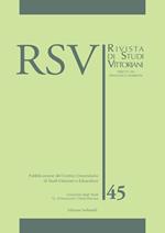 RSV. Rivista di studi vittoriani. Vol. 45