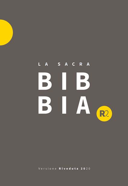 Bibbia R2. Versione riveduta 2020. Ediz. a caratteri grandi - copertina