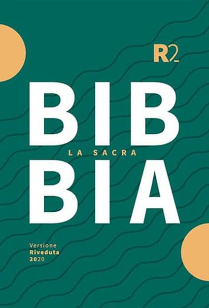 Bibbia R2. Versione riveduta 2020. Fiume. Ediz. tascabile verde/arancio «fiume» - copertina