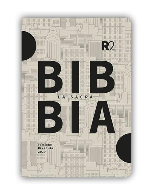 Bibbia R2. Versione riveduta 2020. Città. Ediz. tascabile nera/ beige - copertina