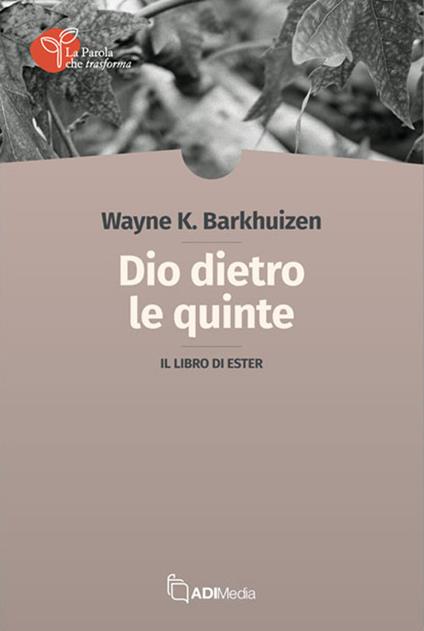 Dio dietro le quinte. Il libro di Ester - Wayne K. Barkhuizen - copertina