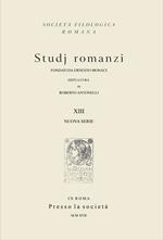 Studj romanzi. Nuova serie. Vol. 13