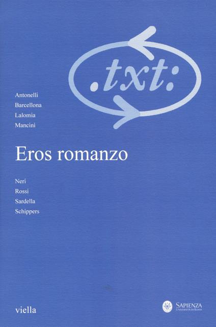 Critica del testo (2018). Vol. 21\3: Eros romanzo. - copertina