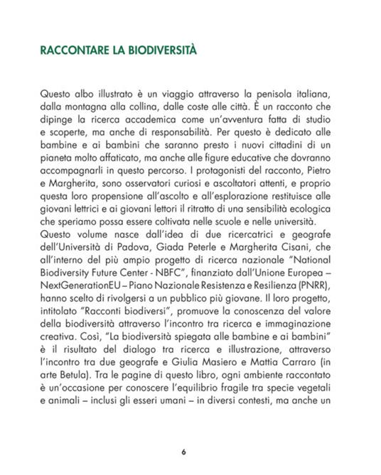 La biodiversità spiegata alle bambine e ai bambini. Un viaggio alla scoperta del nostro pianeta - Giulia Masiero,Mattia Carraro - 3