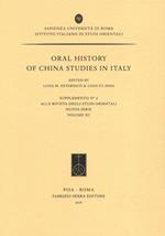 Oral history of China studies in Italy