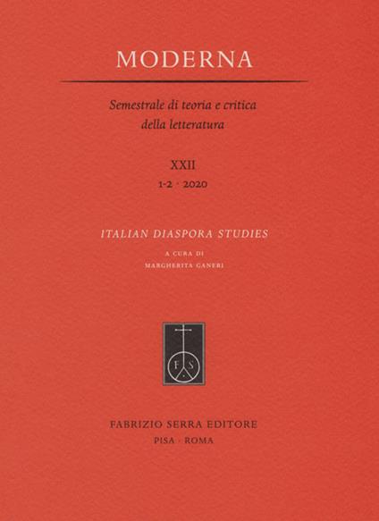 Italian Diaspora Studies - copertina