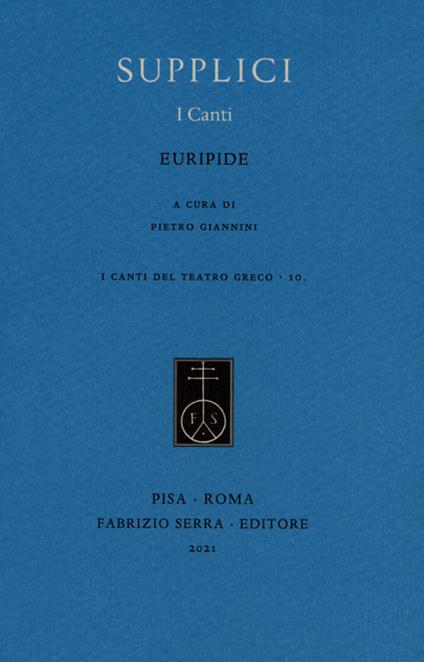 Supplici. I canti - Euripide - copertina