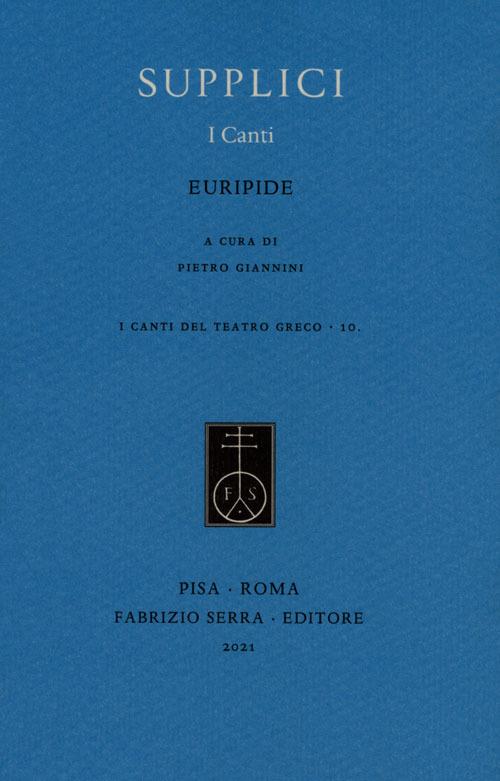 Supplici. I canti - Euripide - copertina