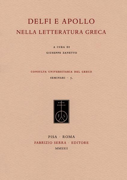 Delfi e Apollo nella letteratura greca - copertina