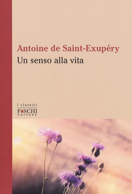 Un senso alla vita - Antoine de Saint-Exupéry - copertina
