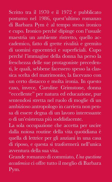 Una questione accademica - Barbara Pym - 2