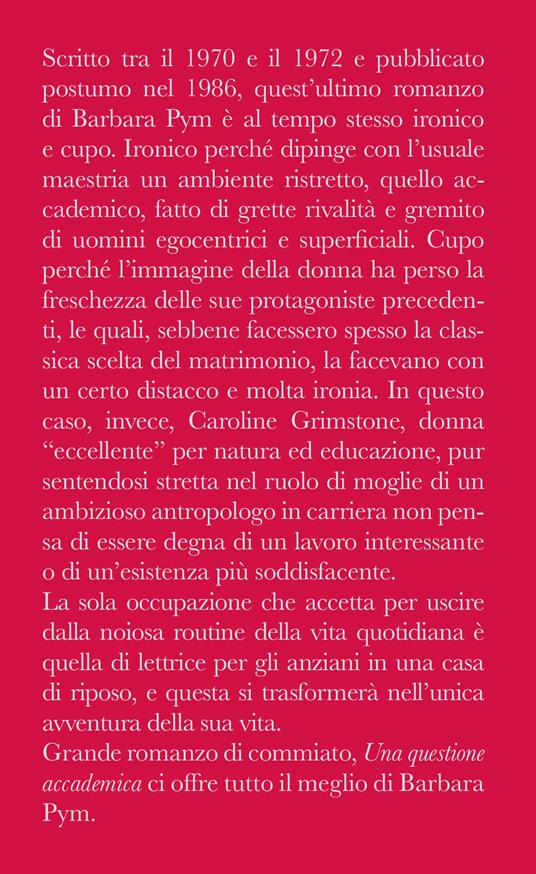 Una questione accademica - Barbara Pym - 2