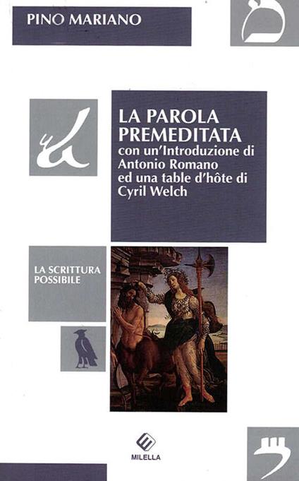 La parola premeditata - Pino Mariano - copertina