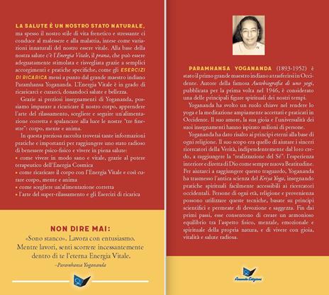 Come essere sani e vitali. Nuova ediz. - Swami Yogananda Paramhansa - 3