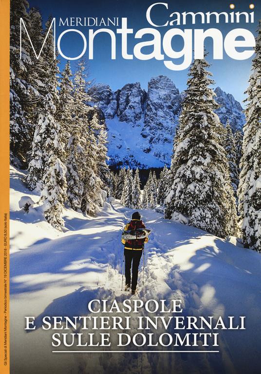 Ciaspole e sentieri invernali sulle Dolomiti. Con Carta geografica ripiegata - copertina