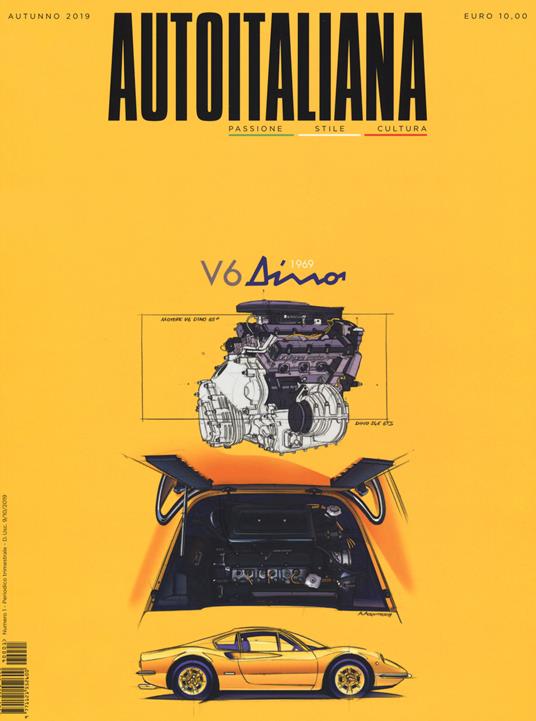 Auto italiana. Passione stile cultura. Ediz. illustrata. Vol. 1 - copertina