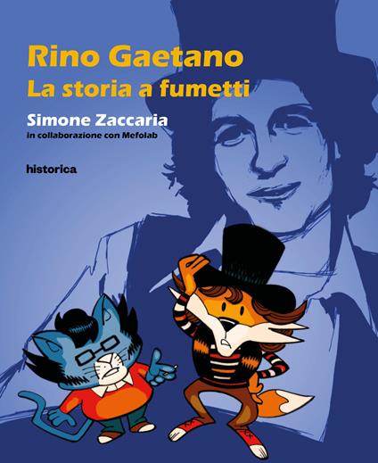 Rino Gaetano. La storia a fumetti - Simone Zaccaria - copertina