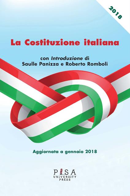 La Costituzione italiana. Aggiornata a gennaio 2018 - copertina