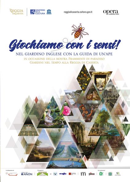 Giochiamo con i sensi! Nel giardino inglese con la guida di un'ape. Ediz. illustrata - copertina