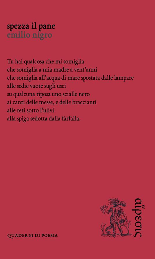 Spezza il pane - Emilio Nigro - copertina