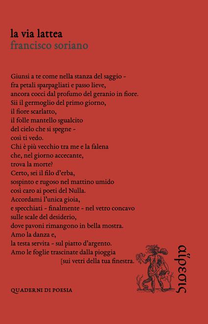 La Via Lattea - Francisco Soriano - copertina