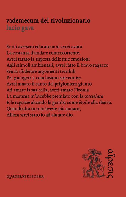 Vademecum del rivoluzionario - Lucio Gava - copertina