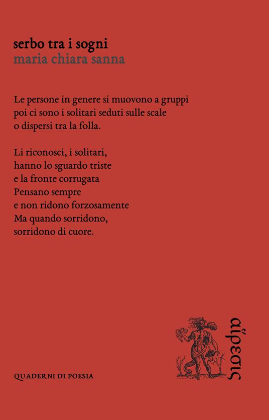 Serbo tra i sogni - Maria Chiara Sanna - copertina