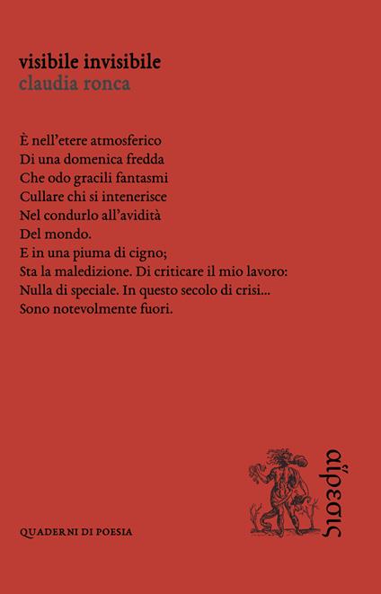 Visibile invisibile - Claudia Ronca - copertina