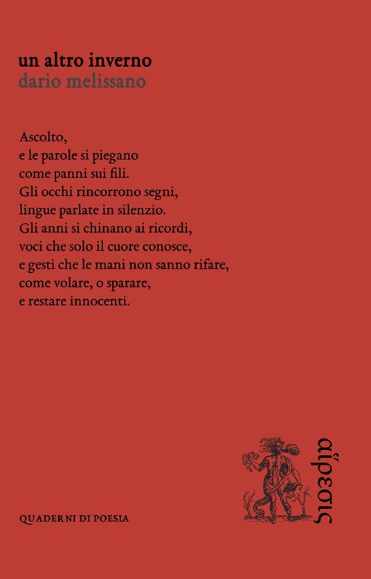 Un altro inverno - Dario Melissano - copertina